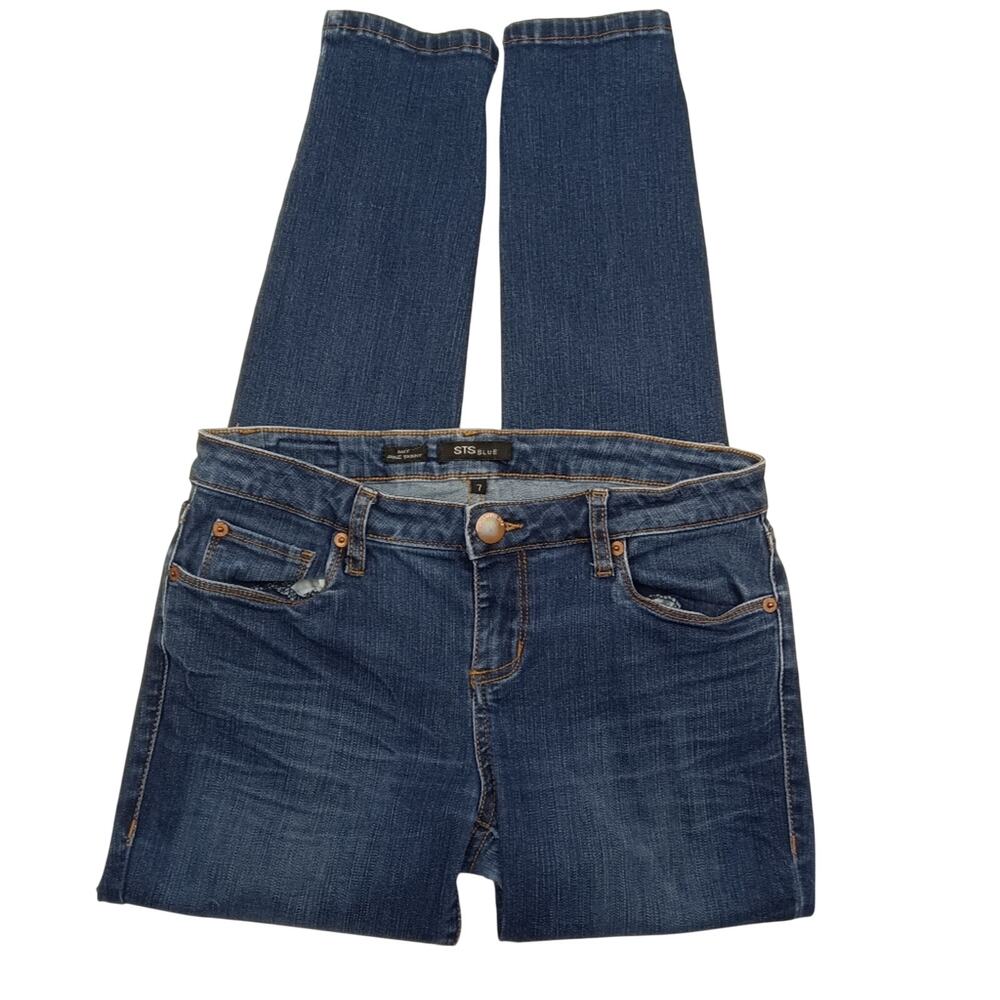 STS Blue Dark Wash Denim Amy Ankle Skinny Jeans